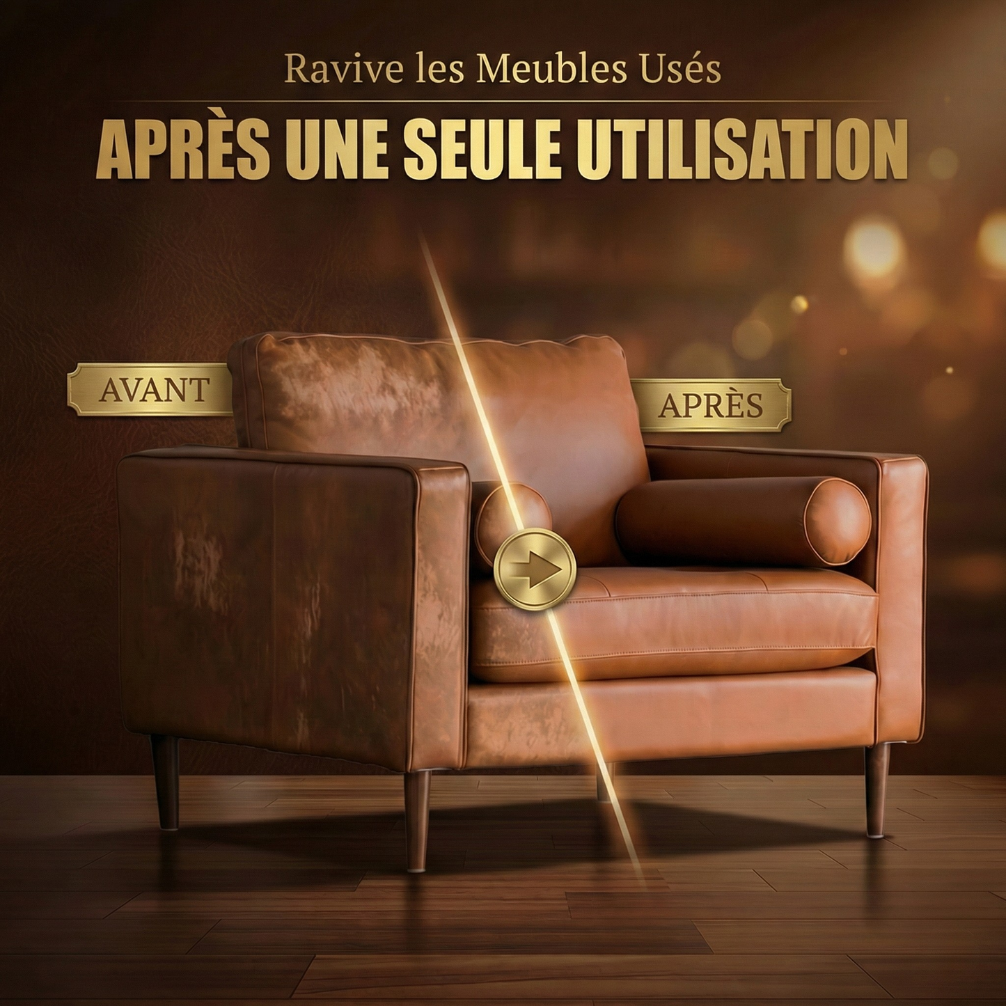 Luxgrove - Baume réparateur pour cuir et meubles