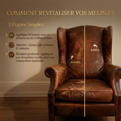 Luxgrove - Baume réparateur pour cuir et meubles
