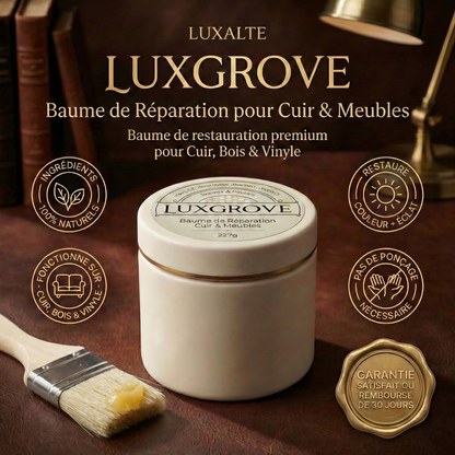 Luxgrove - Baume réparateur pour cuir et meubles