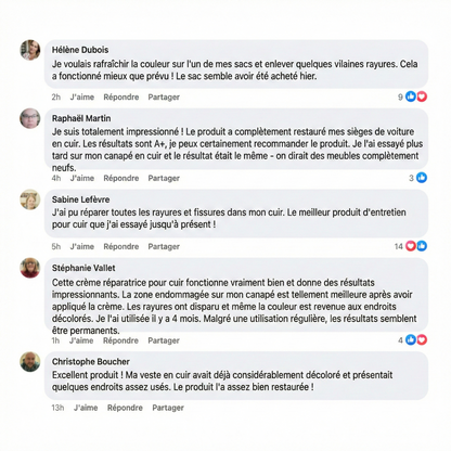 Luxgrove - Baume réparateur pour cuir et meubles