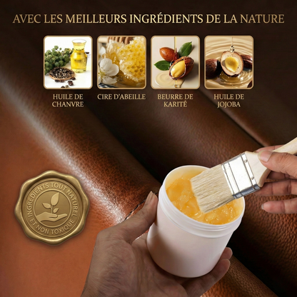 Luxgrove - Baume réparateur pour cuir et meubles