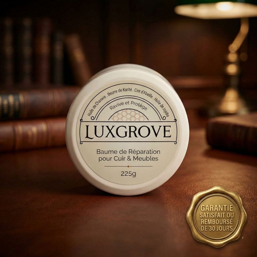 Luxgrove - Baume réparateur pour cuir et meubles